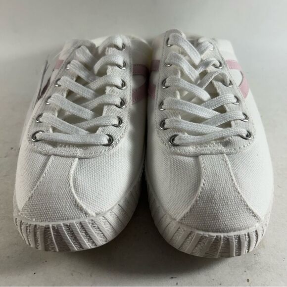 Tretorn Easy Nylite Women’s Shoes Lace Up Low Top Sneakers White Pink Size 11 M - Picture 2 of 8